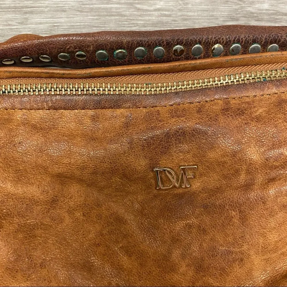 Diane von Furstenberg DVF Slouch Leather Hobo Bag